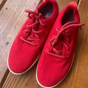 Red Allbirds Sneakers Womens 8